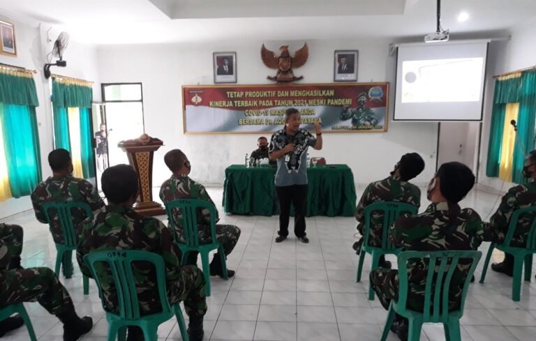 Prajurit Kodim 0714 Tetap Semangat di Masa Pandemi