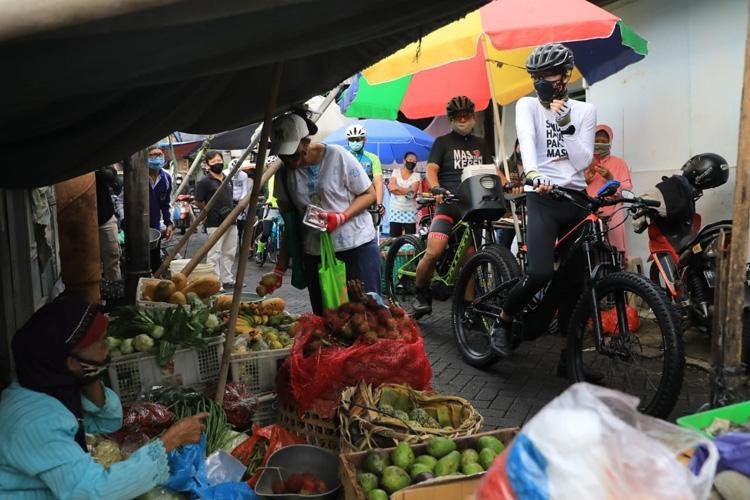 Gerakan Jateng di Rumah Saja, Banyumas Tidak Akan Tutup Pasar