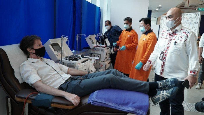Karyawan XL Axiata Ikuti Donor Plasma Konvalesen