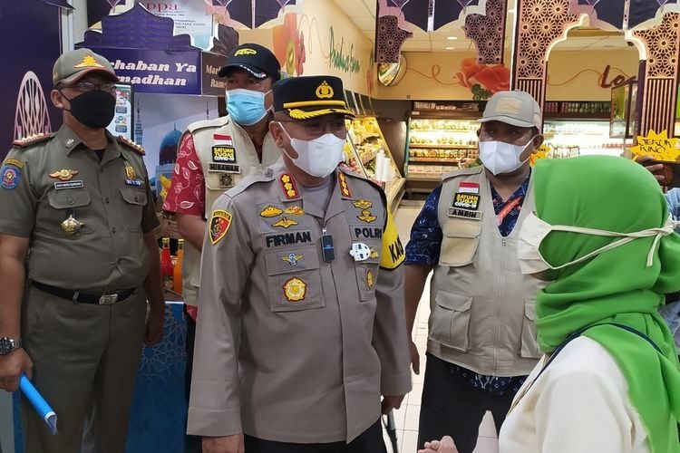 Forkompimda Banyumas Pantau Penerapan Prokes di Pusat Perbelanjaan