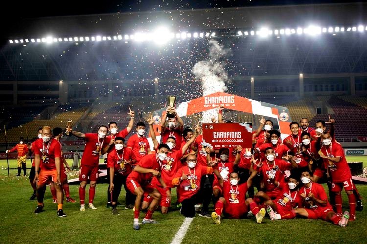 Hasil Final Piala Menpora 2021: Persija Jadi Juara Usai Kalahkan Persib