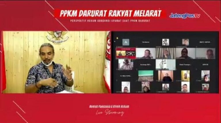 Zoom Meeting Jateng Pos TV: Pemkot Anggarkan Bansos Rp 12 Miliar, Advokad Saweran Bantu PKL