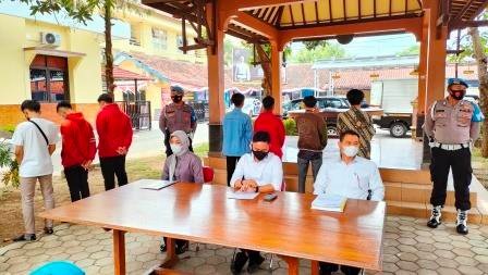 Belasan Pendekar Konvoi Saat PPKM Kena Sanksi