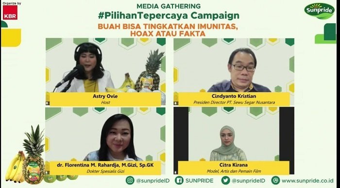 Sunpride Kampanyekan Konsumi Buah Berkualitas #PilihanTerpercaya