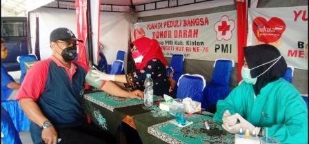 Baksos Pandemi Yayasan Yukata Peduli Bangsa Gelar Donor Darah