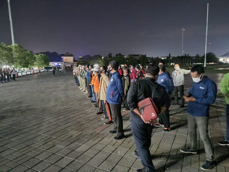 Dinsos P2PA Ikuti Kegiatan Apel PPKM Darurat