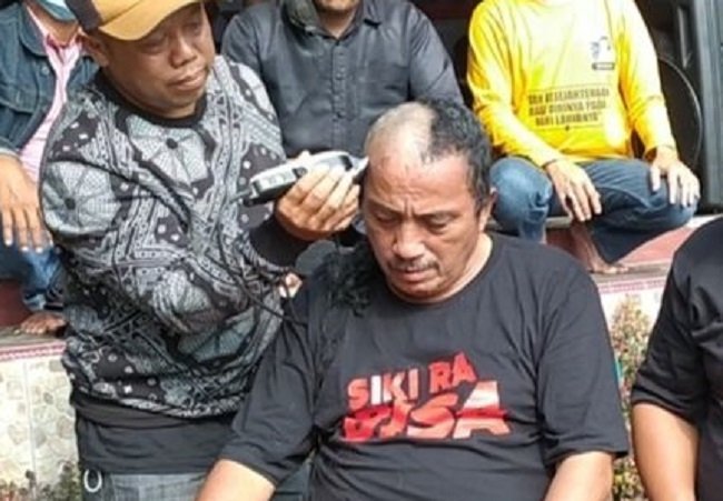 Gubernur Ingatkan Kasus Banjarnegara, Warga Bersyukur Cukur Gundul