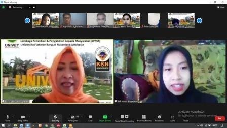 Program Kerja Terpenuhi Meskipun Pandemi, Rektor Apresiasi Kinerja KKN Univet Bantara