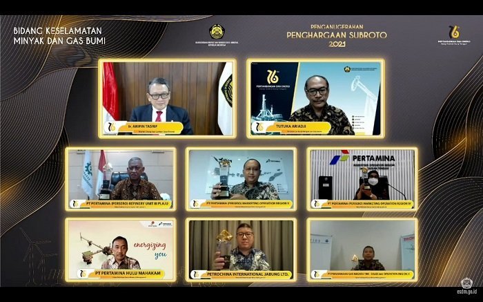 Pertamina JBT Raih Penghargaan Soebroto Award 2021