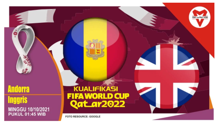 Andorra vs Inggris