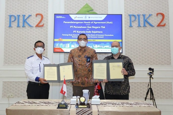 PGN – Agung Sedayu Grup Kerjasama Pemanfaatan Gas Bumi