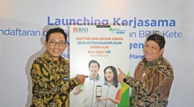 BPJS Ketenagakerjaan Gaet BNI Agen46
