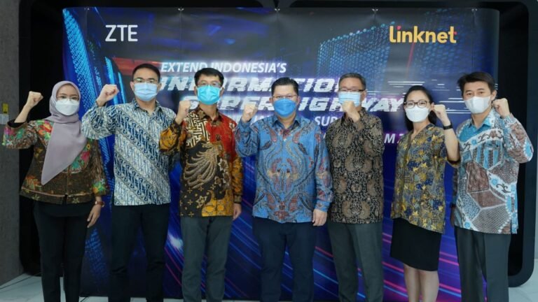 ZTE Kolaborasi Bareng Link Net