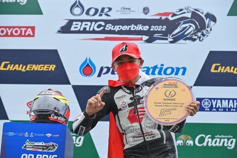 Pebalap Belia Astra Honda Bikin Bangga di Thailand