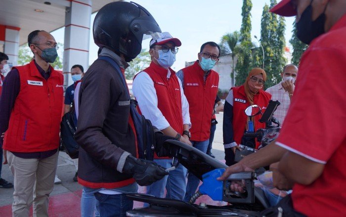 Direksi Pertamina Patra Niaga Tinjau Kesiapan BBM Arus Balik Mudik di Jalur Pansela