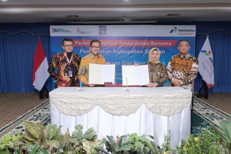 PGN Teken Kerjasama Pembangunan Jaringan Gas Bumi