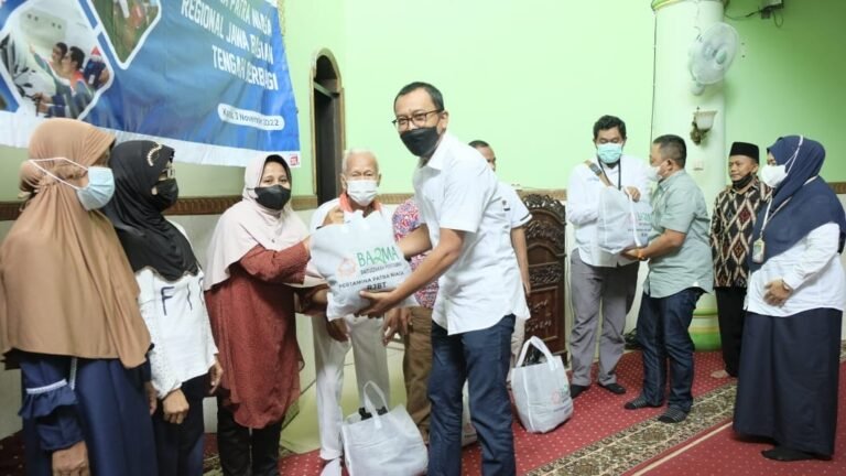 Bazma Pertamina Patra Niaga Jawa Bagian Tengah Bagi 300 Paket Sembako