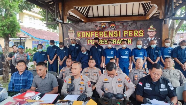 Tindak Kejahatan 34 Tersangka Digulung Polisi