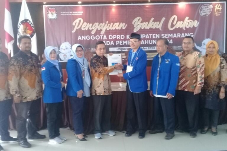 KPU Tetapkan DPS 804.514 Pemilih, Berkas Bacaleg Demokrat Lengkap