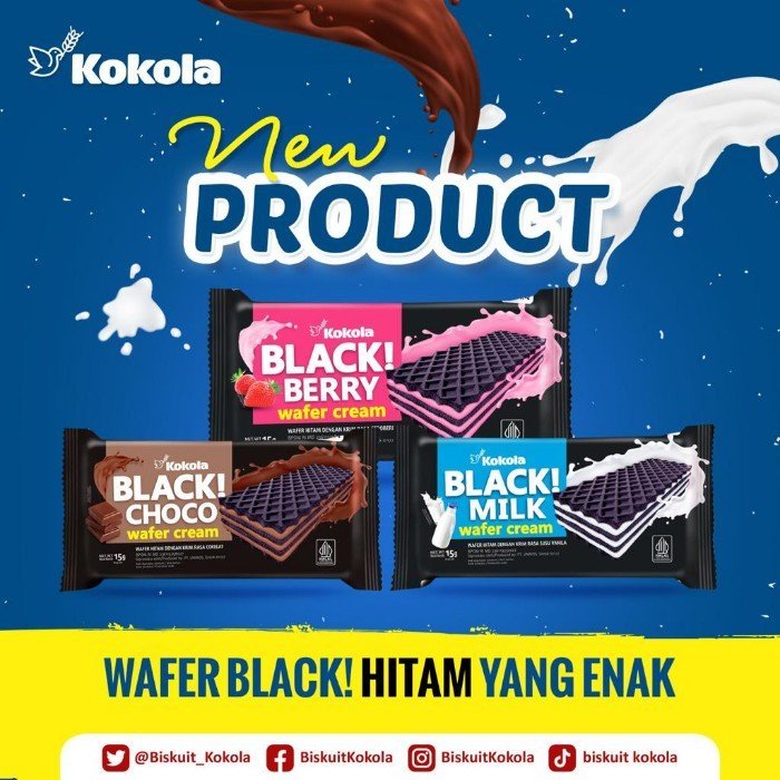 Biskuit Kokola Hadirkan Varian Baru Black Wafer!