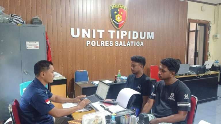 Curi Laptop Dua Pemuda Diringkus