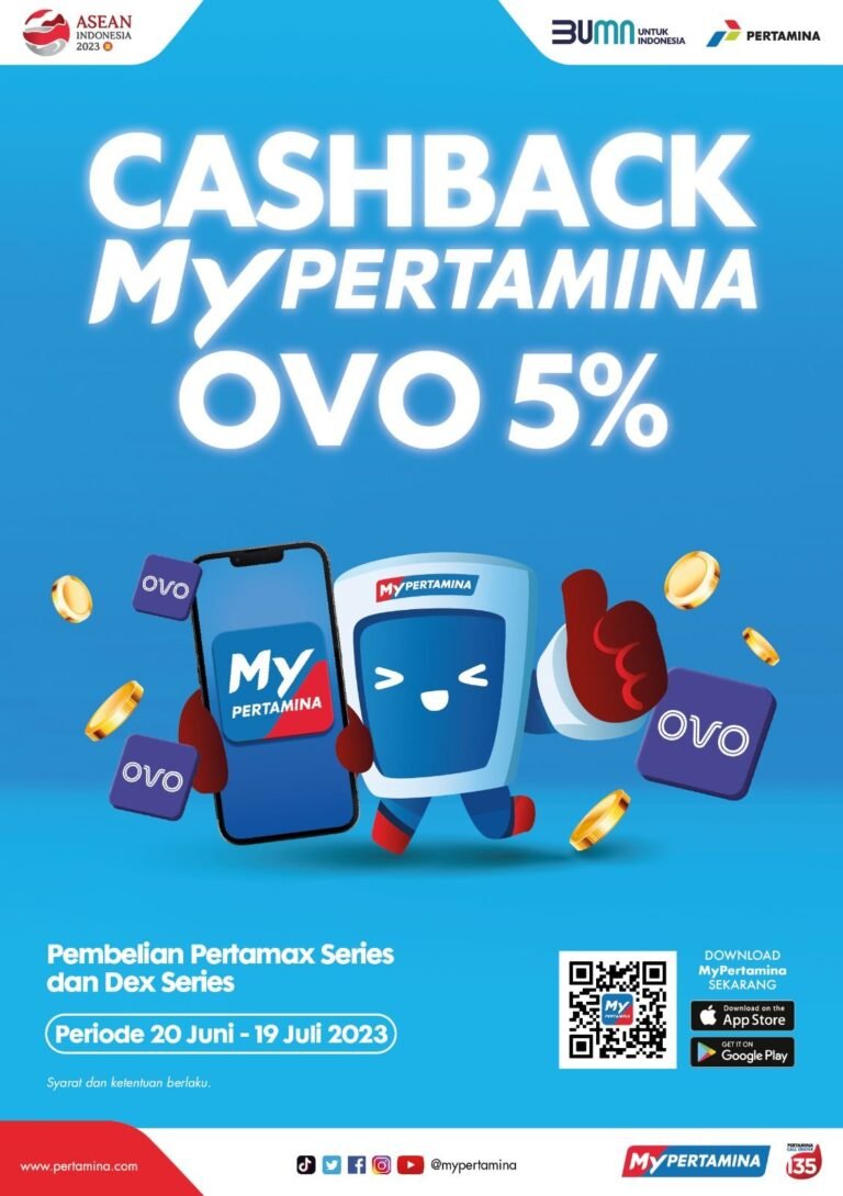 Aplikasi MyPertamina Berikan Cashback 5% Pakai OVO