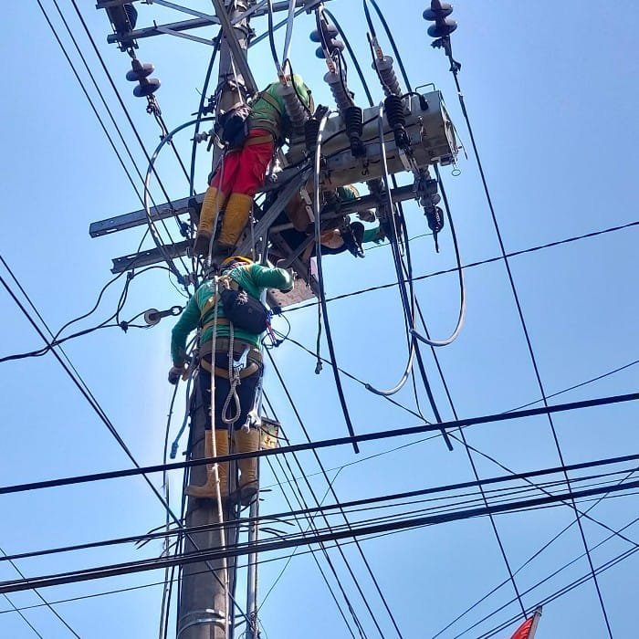Tanpa Padam, PLN Lakukan Pekerjaan Keypoint