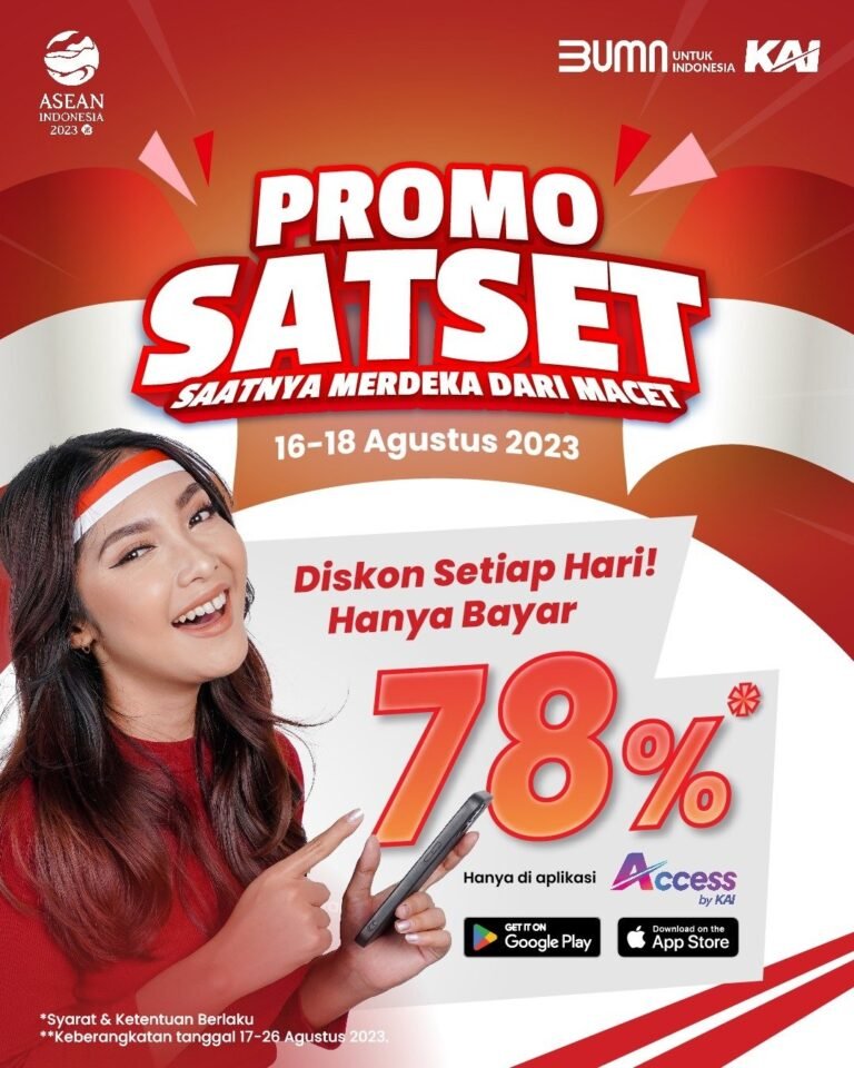 KAI Hadirkan Tiket Promo 78 Persen hingga Tarif Hanya 78 Ribu