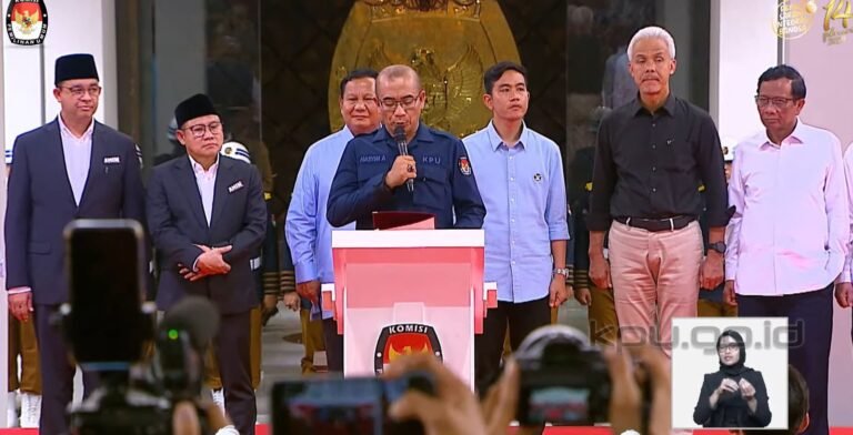 Tiga Paslon Capres-Cawapres Sepakat Kampanye Damai