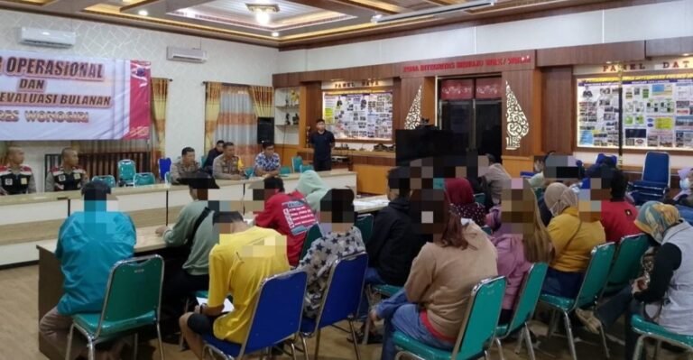 Dua Hari Razia Hotel, Polres Wonogiri Amankan 22 Pasangan Tak Resmi