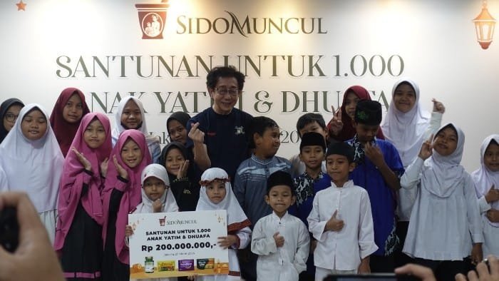 Lagi, Sido Muncul Santuni 1.000 Anak Yatim di Jakarta