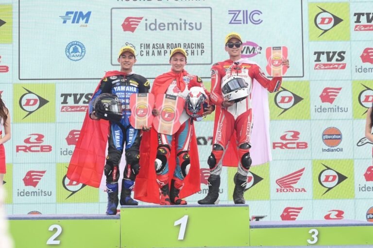 Pebalap Astra Honda Kibarkan Merah Putih di ARRC China