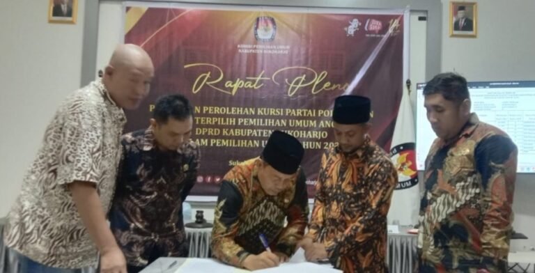 Dua Caleg Terpilih PDIP Diganti, KPU Sukoharjo: Penggantian Caleg Wewenang Parpol