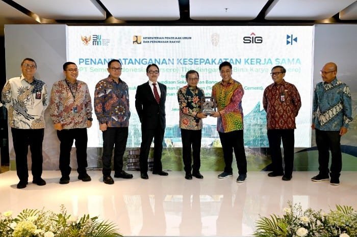 SIG & Bina Karya Kerja Sama Penyediaan Green Cement untuk Proyek IKN