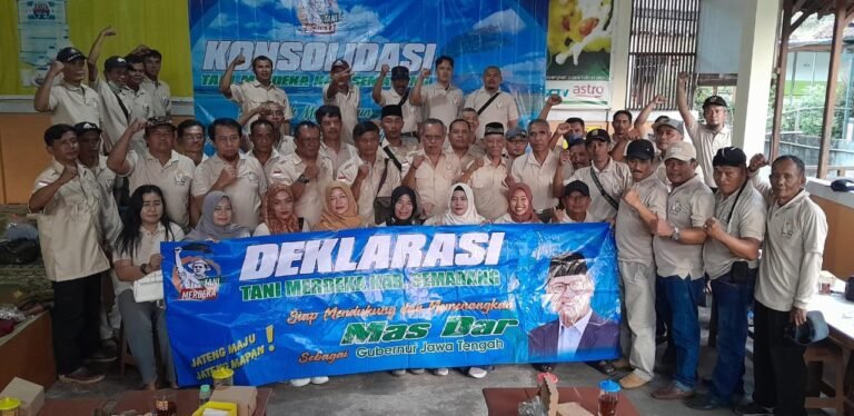 Tani Merdeka Kabupaten Semarang Konsolidasi Pemenangan Bacagub Sudaryono