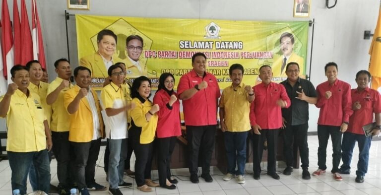 Ketua PDIP Sragen Untung Wibowo Temui Golkar, Sinyal Koalisi?