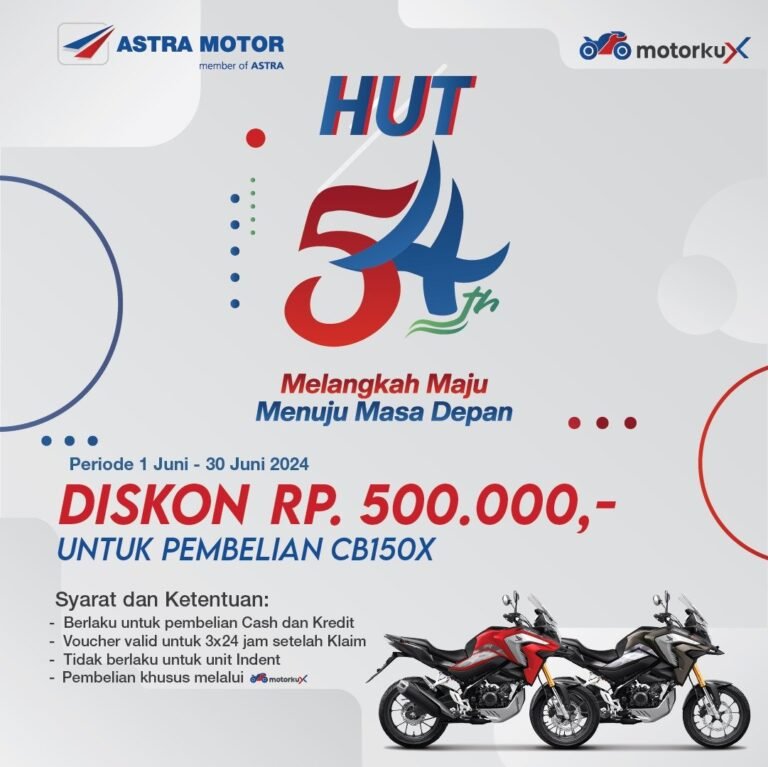 HUT ke-54, Astra Motor Manjakan Konsumen dengan Promo Menarik