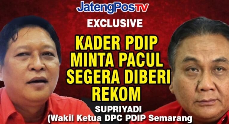 Pilgub Jateng, Supri Berharap Megawati Beri Rekomendasi untuk Bambang Pacul