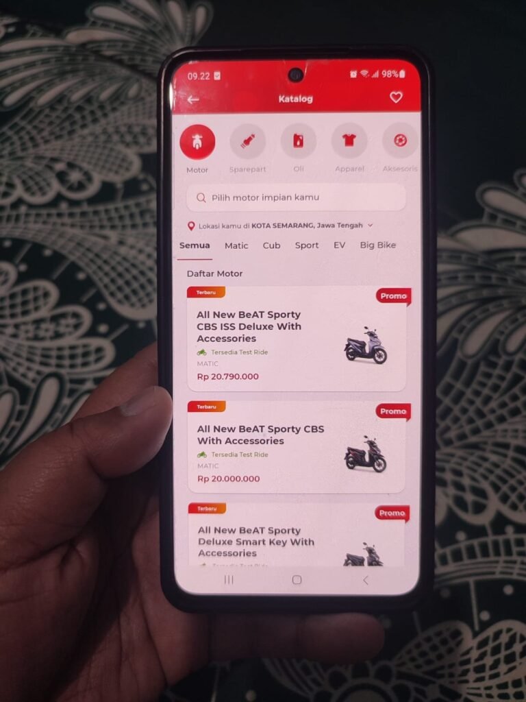 Yuk… Kenali 5 Tipe Produk Motor Honda