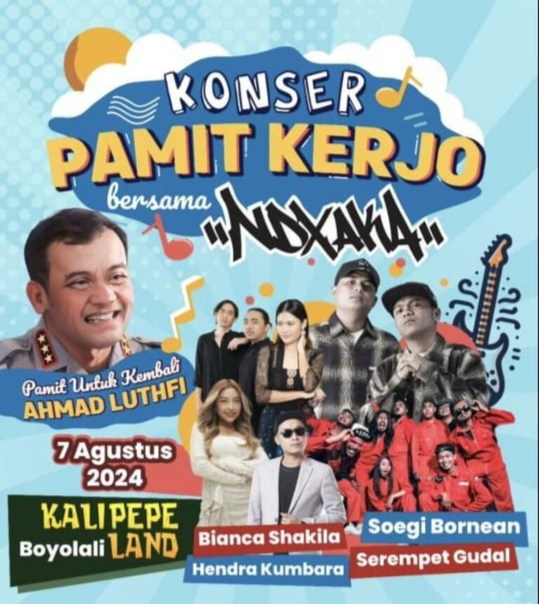 Ahmad Luthfi akan Konser Geden di Kalipepe Boyolali Land