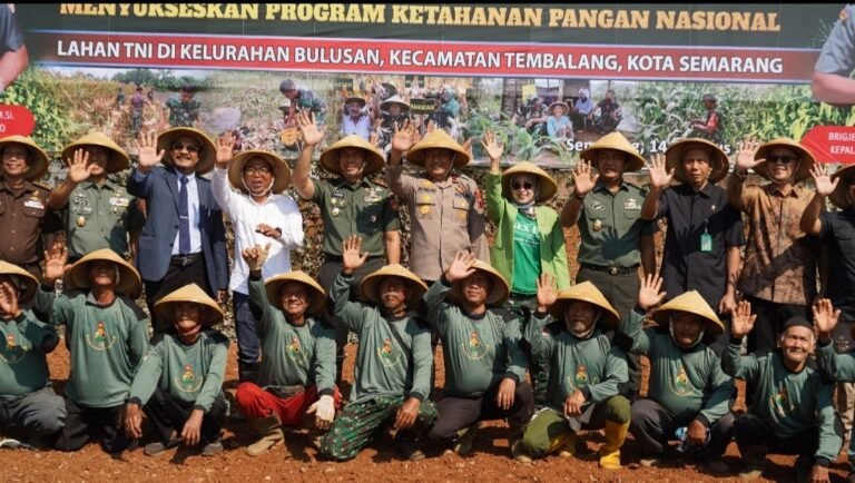 Kapolda Jateng Bersama Pangdam IV Diponegoro Perkuat Sinergi Kemandirian Pangan