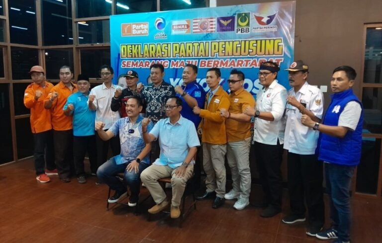 Tujuh Partai Non Parlemen Deklarasi Dukung Yoyok – Joss, Daftar ke KPU Tanggal 28 Agustus