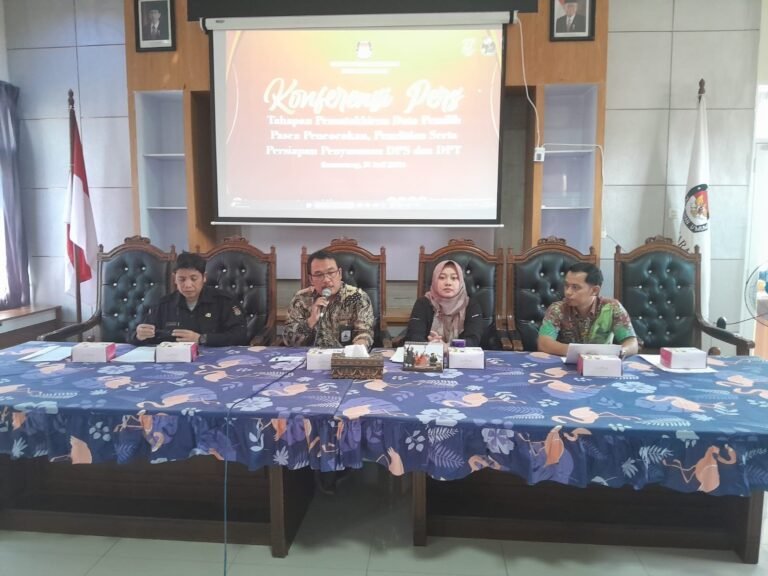 KPU Tuntaskan Proses Pencocokan dan Penelitian