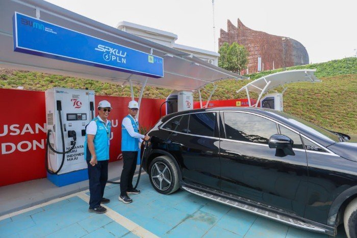 HUT RI di IKN, 18 SPKLU PLN Layani 340 Transaksi