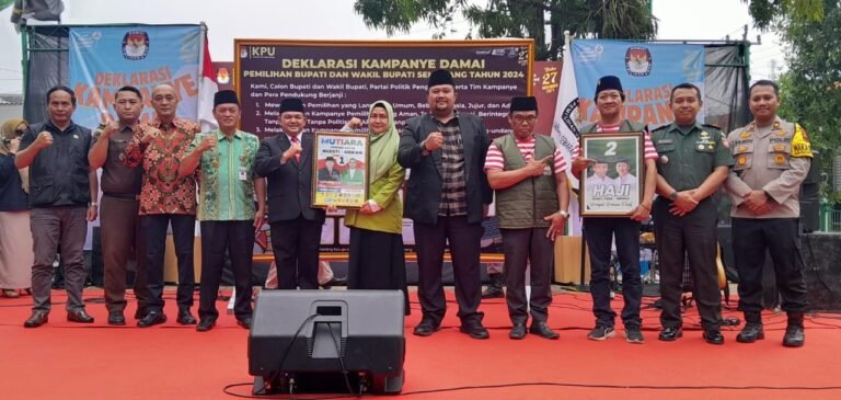 Deklarasi Kampanye Damai, Ngesti Nugraha Berbaur dengan Pendukung