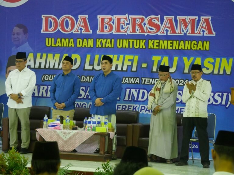Dukungan Terus Mengalir 1000 Kiai Doa Bersama untuk Kemenangan Luthfi-Gu Yasin 