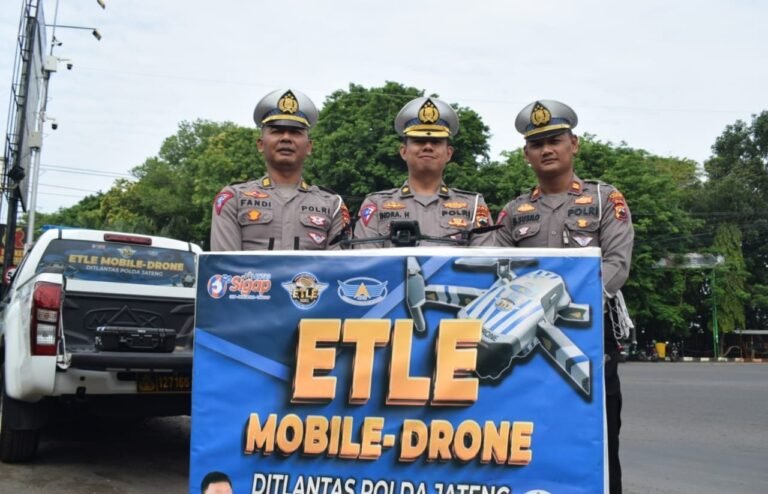 Polda Jateng Gunakan ETLE Mobile Drone untuk Menindak Pelanggar Lalin 