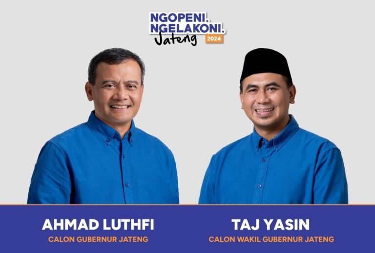 Ahmad Luthfi-Gus Yasin Unggul di 5 Karesidenan di Jateng