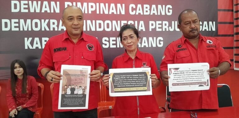 Megawati hingga DPC PDIP Kabupaten Semarang Serukan Aparat Netral dalam Pilkada