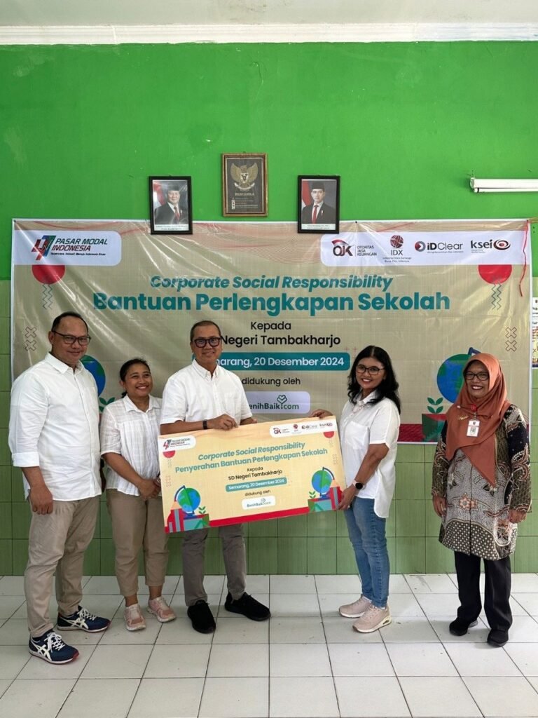 Pasar Modal Salurkan Bantuan untuk Lingkungan